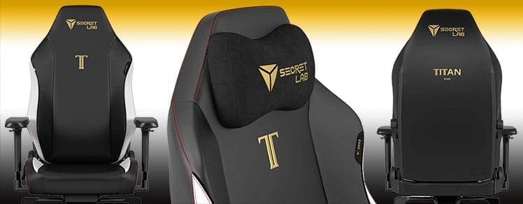 Titan Classic gaming chair leatherette design