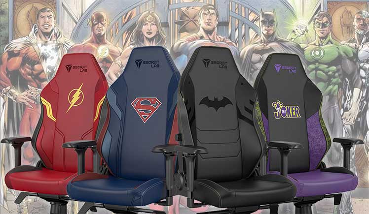 Secretlab DC superhero gaming chairs