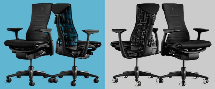 Embody gaming chair style options