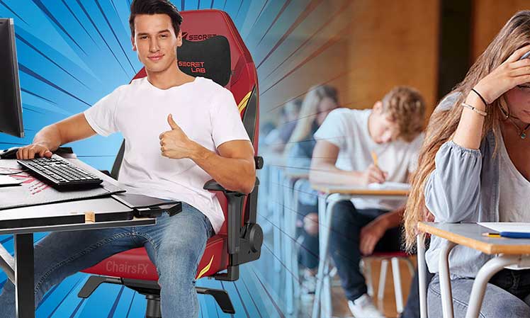 Study from home setup for teens