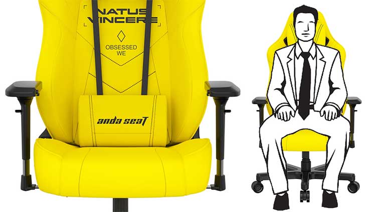 Anda Seat x Natus Vincere chair features