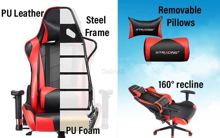 GTRacing Pro Series chair foundation