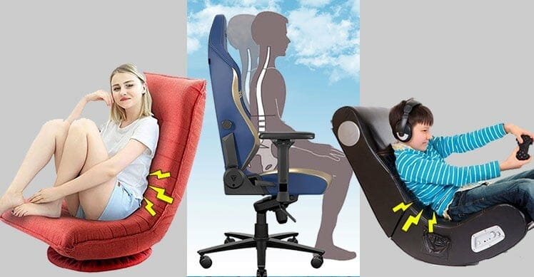 Healthy video gaming posture