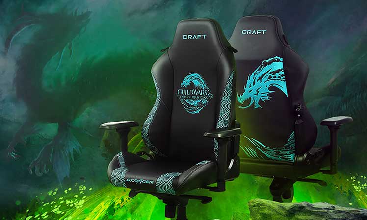 DXRacer Craft Series Guild Wars 2 gaming chair