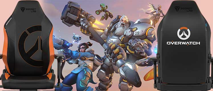 Overwatch leatherette gaming chair