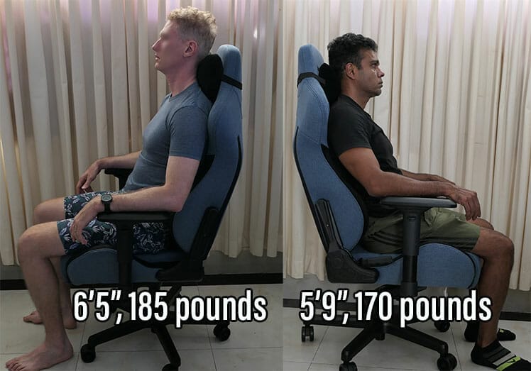 Anda Seat T-Pro 2 sizing models