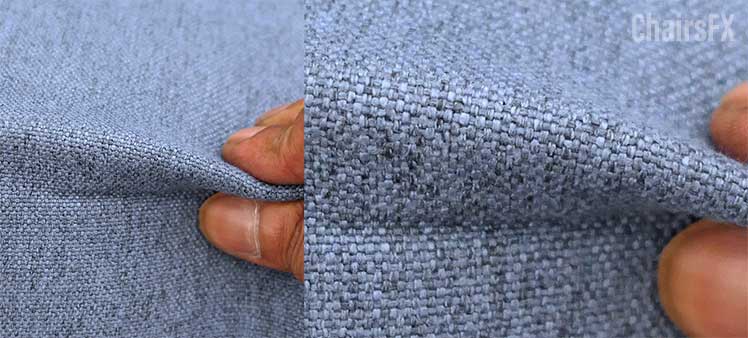 Anda Seat blue fabric upholstery