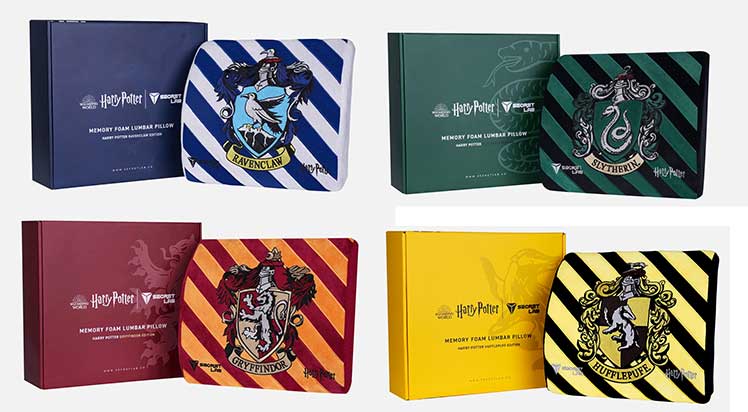 Harry Potter Secretlab lumbar pillows