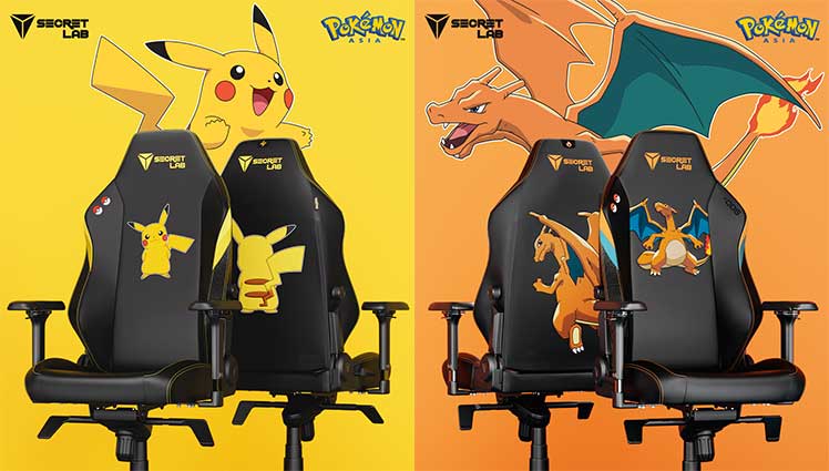 Pokemon gaming chair styles