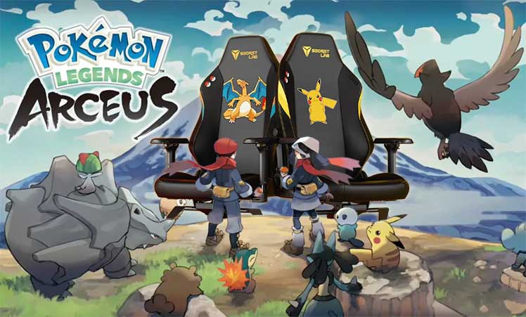 Secretlab Pokemon gaming chairs