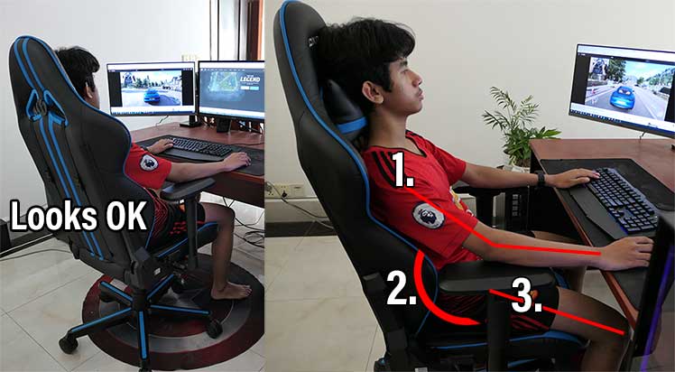 Gaming Chair Sizing Guide For New Users, Reclining Computer Chair With Monitor Mountain