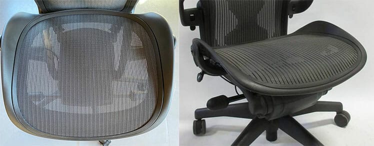 Aeron mesh seat