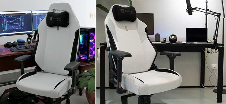 Titan Ash vs Arctic White gaming chair