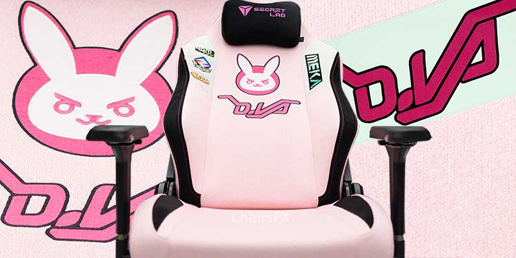 Overwatch Pink D.va chair