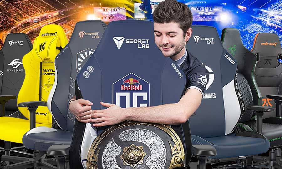 Gaming chairs used by the world's best pro esports teams