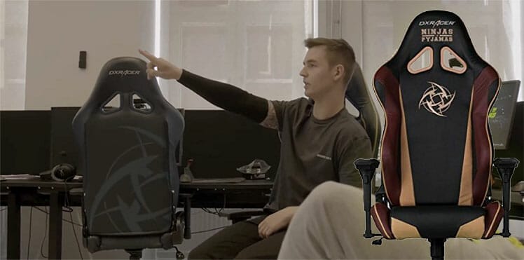 Ninjas in Pyjamas DXRacer chair