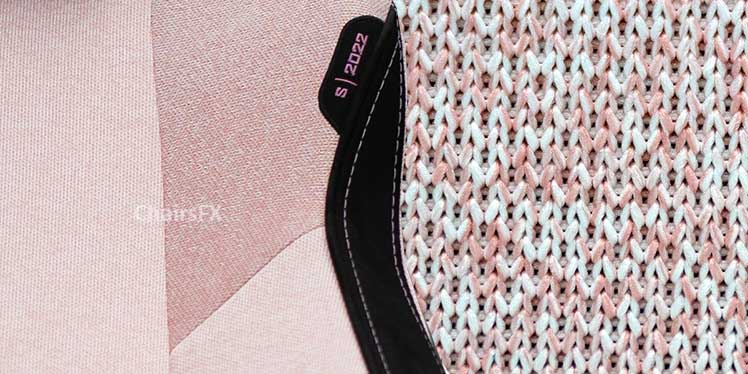 Plush Pink chair closeup