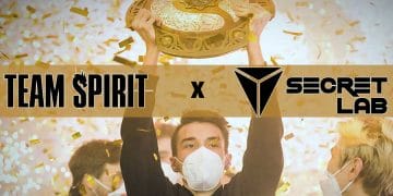 Team Spirit x Secretlab partnership