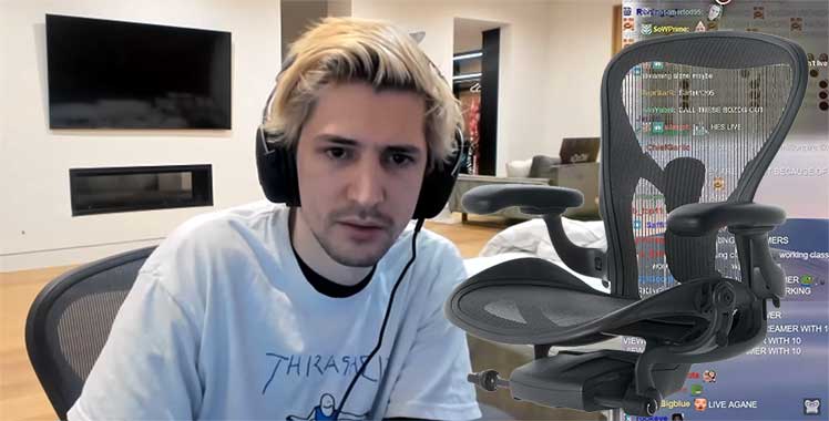 What gaming chair does xQc use?