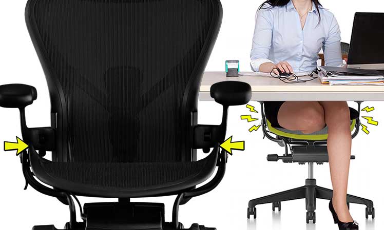 Aeron gaming chair seat style