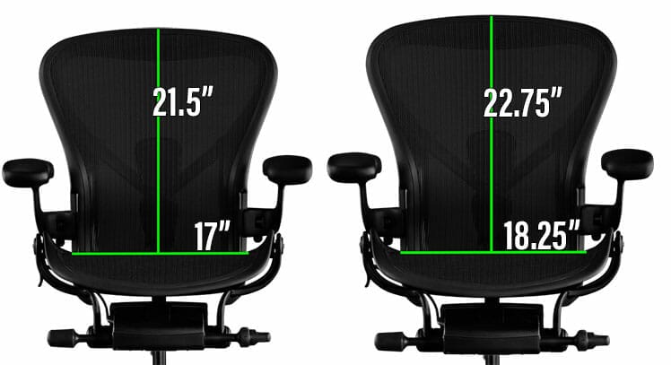 Aeron Gaming Chair seat dimensions