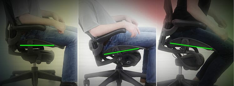 Aeron synchronous-tilt functions