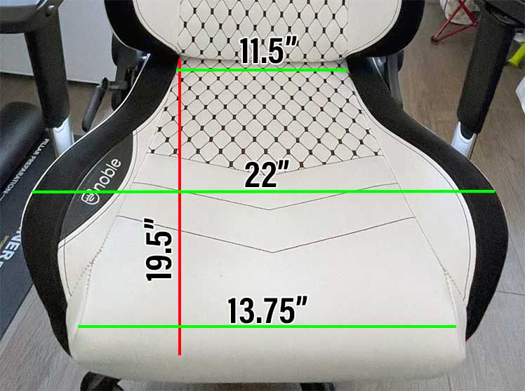 Noblechairs Epic seat measurements