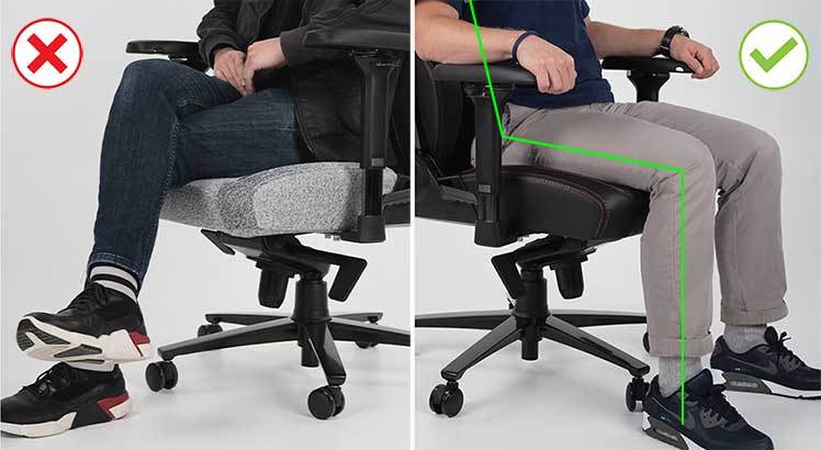 Flat Vs Bladed Gaming Chair Seat Test Long Term Posture Outcome