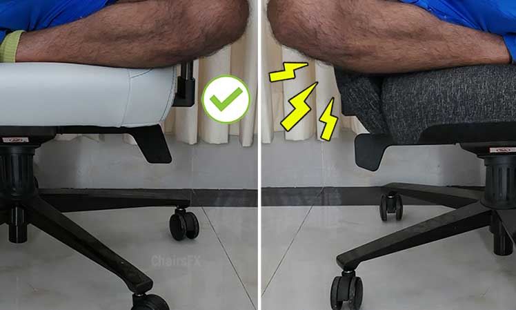 Flat vs bladed seat edges compared