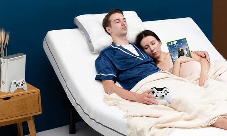 Flexispot console gamer bed frame