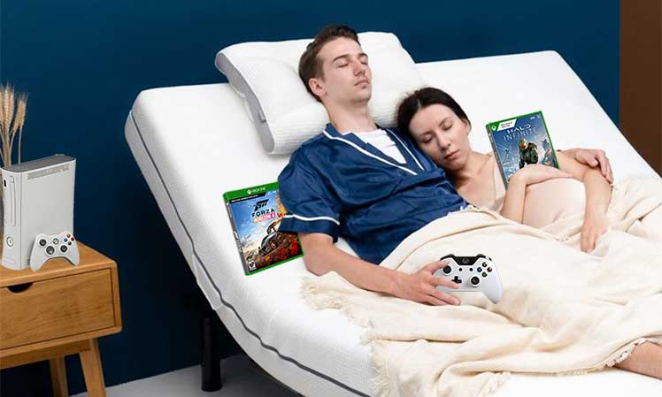 Flexispot adjustable bed frame for gamers