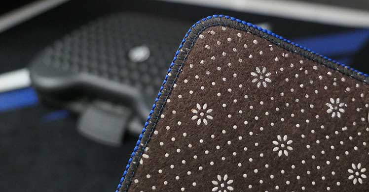 GTRacing floor mat underside