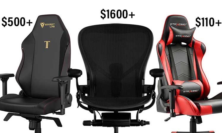 How much does a gaming chair cost in 2022?