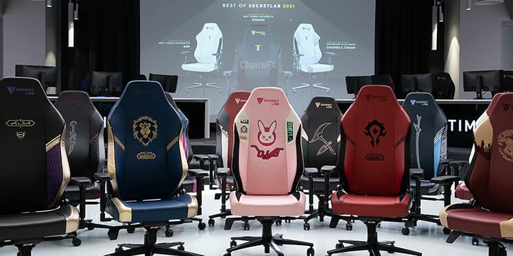 Secretlab gaming chair showroom