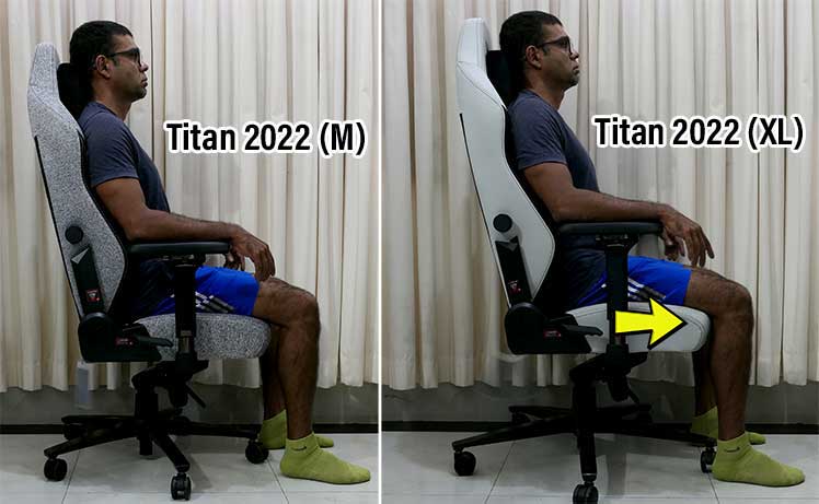 Titan Evo 2022 sizing demo