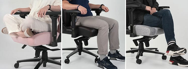 secretlab titan for shorter person