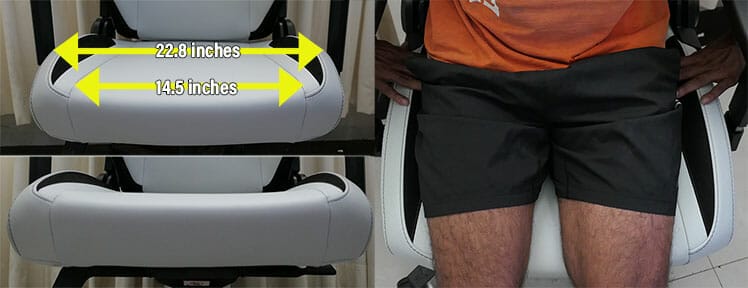 Titan XL 2022 Series seat closeup