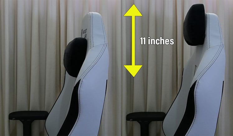 Titan Evo XL headrest height