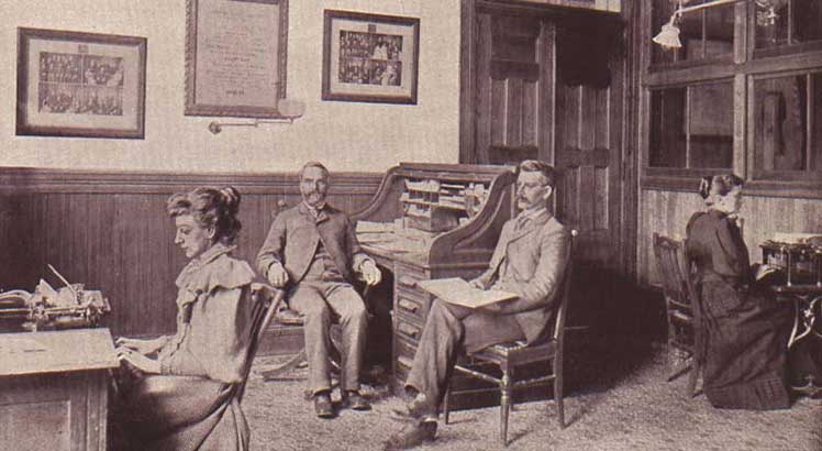 1894 office scene