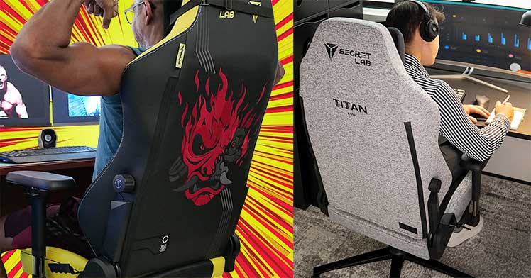 Gaming chair styling diversity