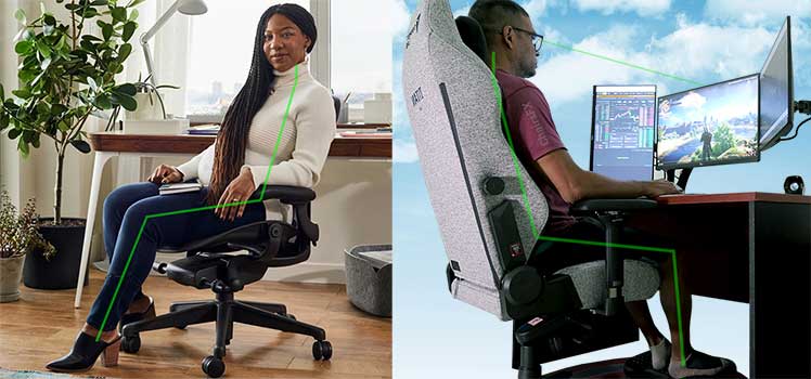 Ergonomic chair vs gaming chair