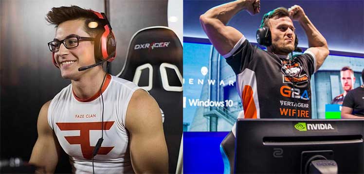 Muscular esports gamers