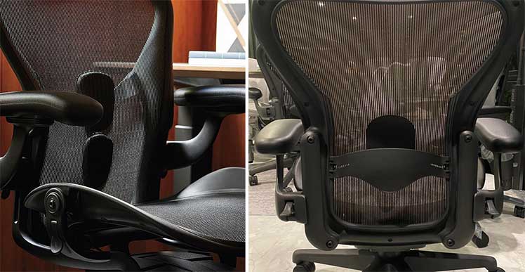 Aeron Gaming Chair lumbar support styles