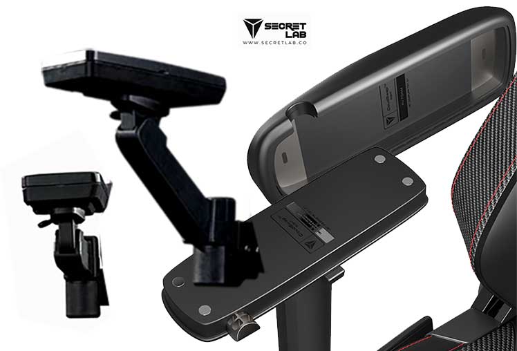Magnetic armrests with mobile support arms