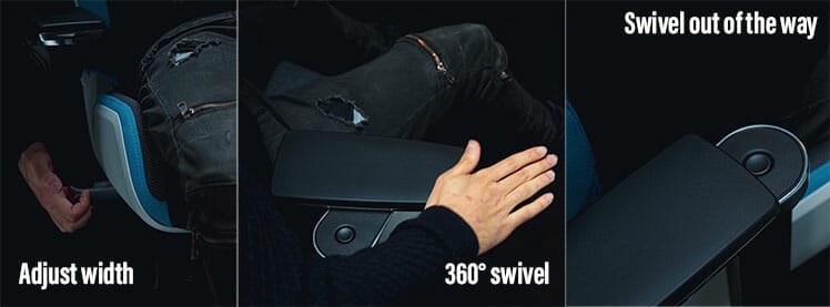 Recaro Exo armrest functions