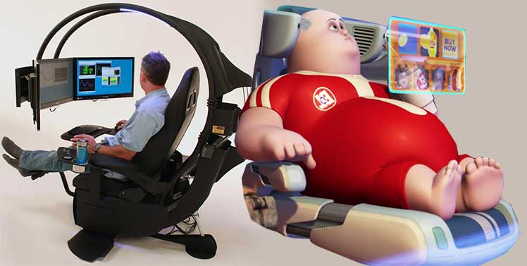 Wall-E health risks excessive technology