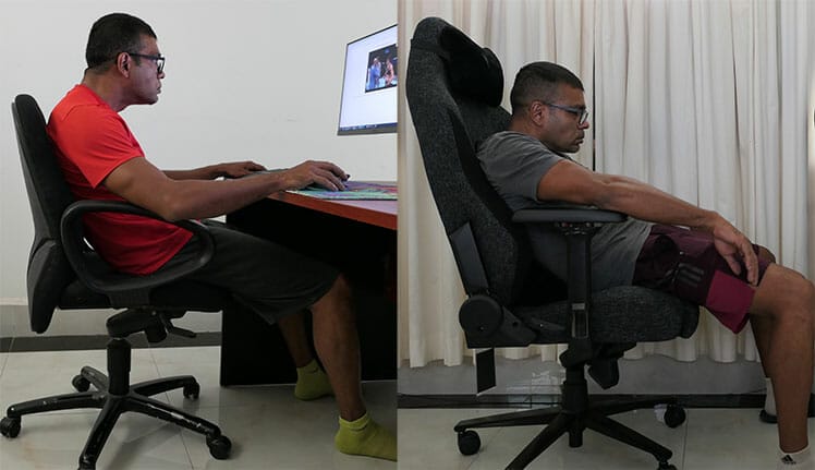 Poor sitting habits