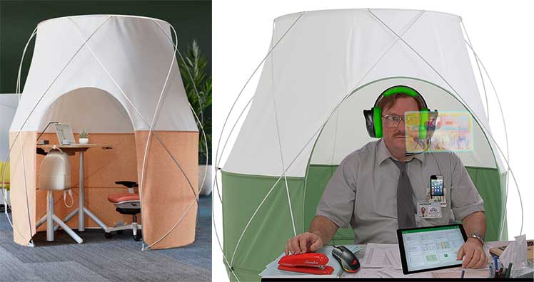 Steelcase work tents