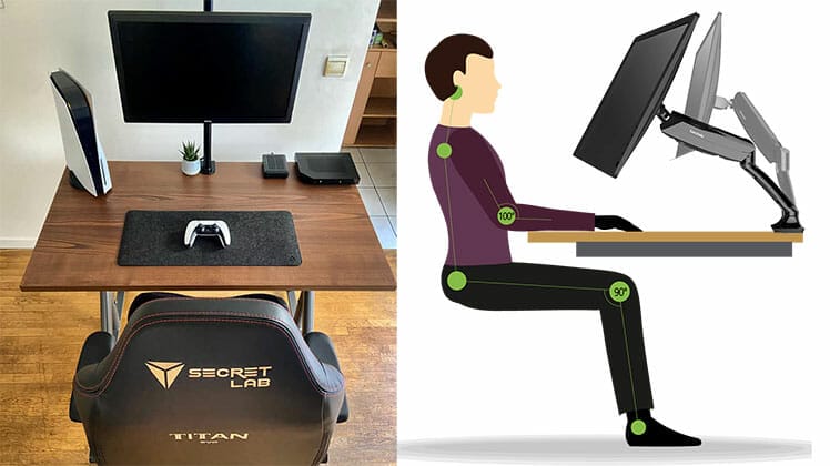 Reserve vaardigheid Omzet Healthy Console Gaming: Xbox/ PS5 Desk, Bed, and Sofa Accessories