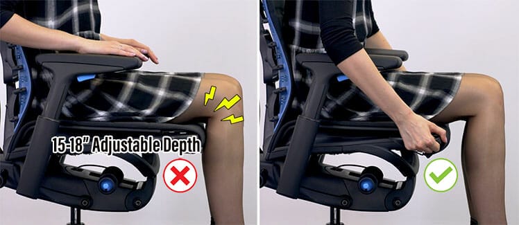 Embody seat slider